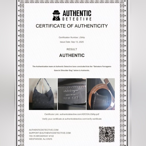 Salvatore Ferragamo Gancini Hobo Bag - Picture 10 of 10